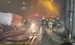 İstanbul'da 5 katlı iş yerinde yangın
