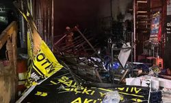 İzmir'de sanayi sitesinde yangın: 8 iş yeri ve 3 araç zarar gördü