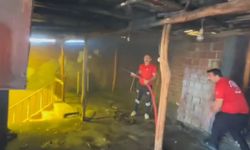 Kovancılar’da çatı yangını korkuttu