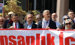 Küresel Sumud Filosuna yönelik saldırılar Ankara'da protesto edildi