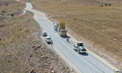 Malatya'da kırsal mahalleye yeni yol
