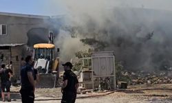 Mardin’de içecek deposunda yangın 