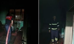  Siirt’te çıkan yangında ev kullanılamaz hale geldi