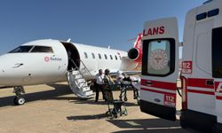 Siirt’te sepsis tanılı hasta, hava ambulansıyla İstanbul’a sevk edildi