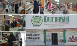 Umut Kervan'ından sosyal market alışveriş kartıyla Bursa'da yüzlerce aileye yardım