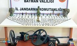 Batman'da tarihi eser operasyonu: 800'den fazla sikke ele geçirildi