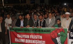 Bingöl’de Küresel Sumud Filosu’na destek yürüyüşü