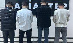 Gaziantep'te hırsızlık şüphelisi 5 kişi yakalandı