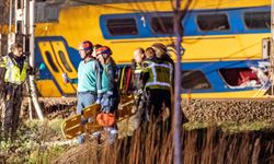 Hollanda'da yolcu treni hemzemin geçitte kalan tır'a çarptı: 5 yaralı