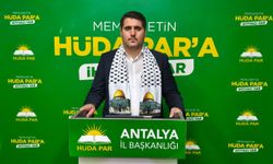 HÜDA PAR Antalya İl Başkanı Durmaz'dan Aksa Tufanı'nın 2. yılında Gazze soykırımı tepkisi