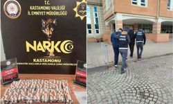 Kastamonu’da bin 56 adet sentetik ecza hapı ele geçirildi