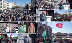 Konya’da Aksa Tufanı Operasyonu’nun 3. yılı dolayısıyla binlerin katılımıyla yürüyüş gerçekleştirildi