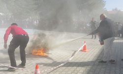 Malatya'daki okullarda eş zamanlı tahliye tatbikatı yapıldı