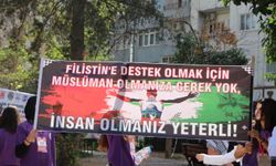 Mardin'de lise öğrencilerinden Gazze yararına kermes ve sergi