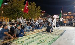 Şanlıurfa’da Sumud Filosuna destek nöbeti