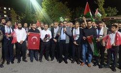 Şırnak'ta vatandaşlar Sumud Filosu’na destek için sokaklara çıktı