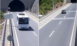 Zonguldak’ta geri manevra yapan otobüs kazaya sebep oldu