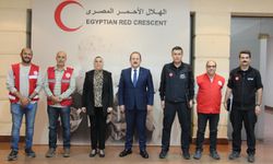AFAD Başkanı Pehlivan Mısır Kızılayı’nı ziyaret etti