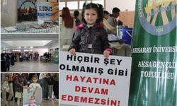 Aksaray'da Filistin’e destek kermesi