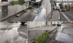 Batman'da patlayan su boruları nedeniyle tonlarca içme suyunun ziyan olması tepkilere yol açıyor