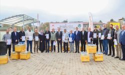 Bingöl’de "Organik Bal Yesin Projesi" kapsamında sertifika ve kovan dağıtım töreni düzenlendi