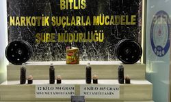 Bitlis’te araç içine zulalanmış yaklaşık 17 kilo metamfetamin ele geçirildi