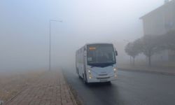 Bitlis’te yoğun sis etkili oluyor