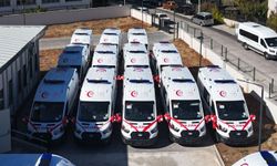 Gaziantep Şehir Hastanesi bünyesine 16 yeni ambulans eklendi