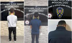 Gaziantep’te haklarında kesinleşmiş hapis cezası bulunan 3 şüpheli yakalandı