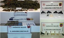 Gaziantep'te kaçakçılık ve uyuşturucu operasyonu: 161 şüpheli yakalandı