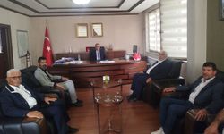 HÜDA PAR Mersin İl Başkanı Demir'den Mut Kaymakamı Çelikkol'a ziyaret