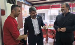 HÜDA PAR Mersin Milletvekili Dinç, Tarsus'ta esnaf ziyareti gerçekleştirdi