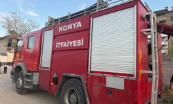 Konya’da çıkan yangında iki müstakil ev kullanılamaz hale geldi