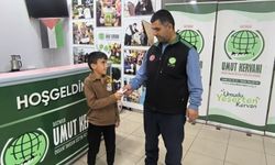 Küçük Taha, bursunun ilk parasını Gazze için bağışladı