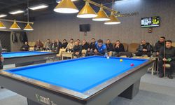 Malatya'da 3 bant bilardo turnuvası sona erdi