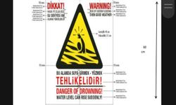 Malatya'da boğulma vakalarına karşı sulama kanallarına uyarı levhaları yerleştirildi