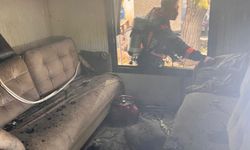 Malatya'da korkutan konteyner yangını