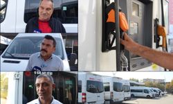 Minibüsçüler akaryakıt zamlarından şikâyetçi: Artık kontak kapatma noktasına geldik