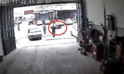 Motosikleti kayarak düşen sürücü ölümden döndü