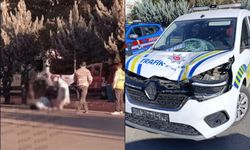 Polis aracının çarptığı genç kız ölümle pençeleşiyor