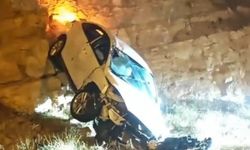 Siirt’te kayganlaşan yolda otomobil devrildi: 1 yaralı