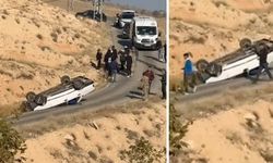 Siirt’te takla atan araçtaki 4 kişi yaralandı