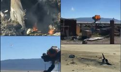 ABD Hava Kuvvetleri’ne ait F-16 çöle çakıldı: Pilot fırlatma koltuğuyla kurtuldu