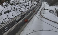 Ankara-İstanbul hattında karla mücadele çalışmaları denetlendi