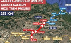 Ankara-Kırıkkale-Çorum-Samsun Hızlı Demiryolu’nda çalışmalar sürüyor