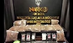 Antalya’da yüklü miktarda uyuşturucu ele geçirildi