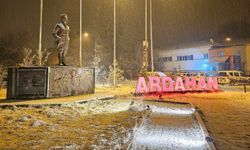 Ardahan’da kar yağışı etkisini sürdürüyor