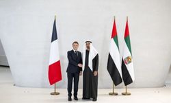 BAE Devlet Başkanı Bin Zayid, Fransa Cumhurbaşkanı Macron ile görüştü