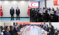 Bakan Tekin KKTC'li mevkidaşı Çavuşoğlu ile bir araya geldi