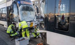 Belçika'da iki tramvay çarpıştıı: 9 yaralı